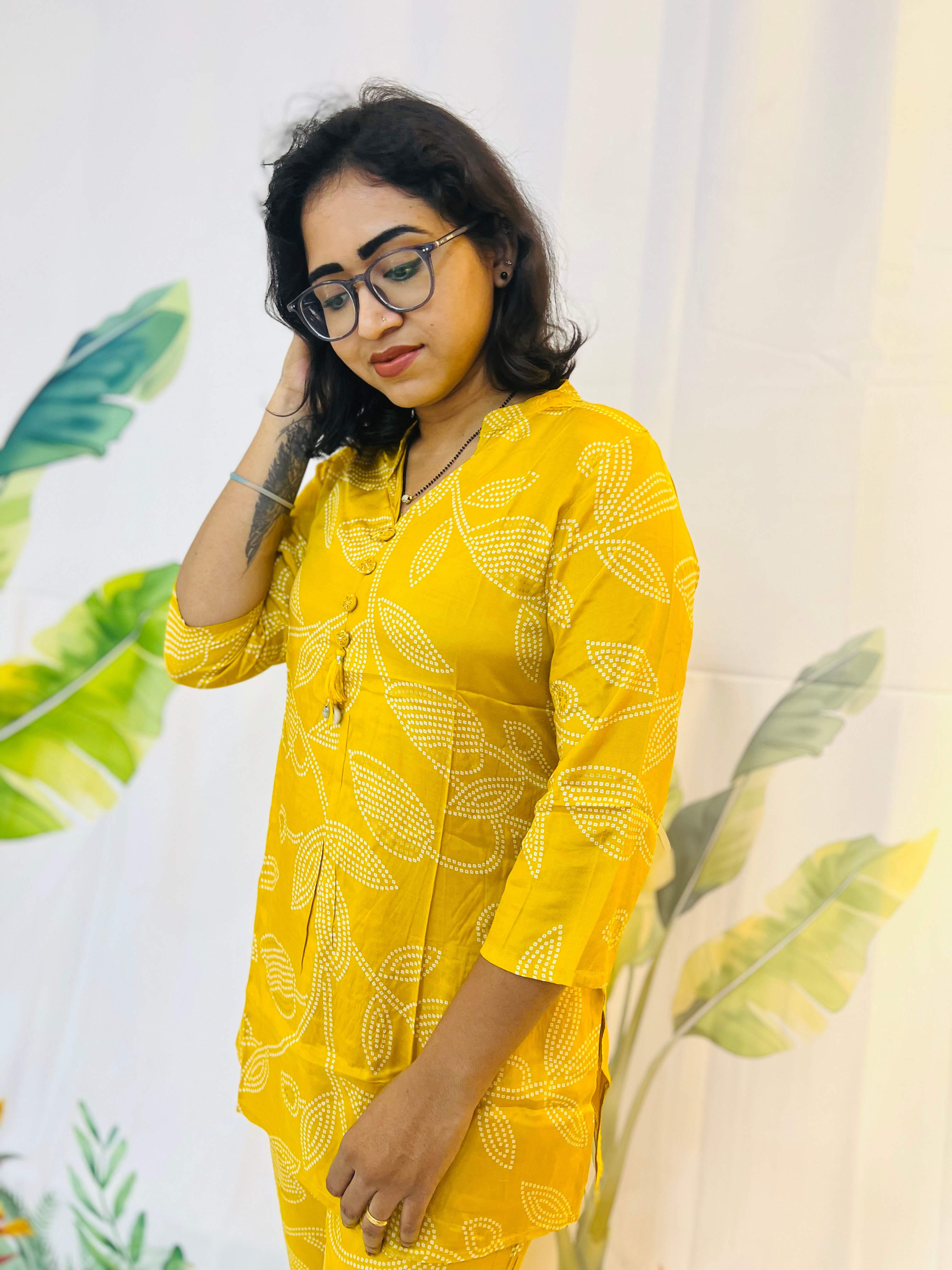 Luxurious pure silk fancy coordset