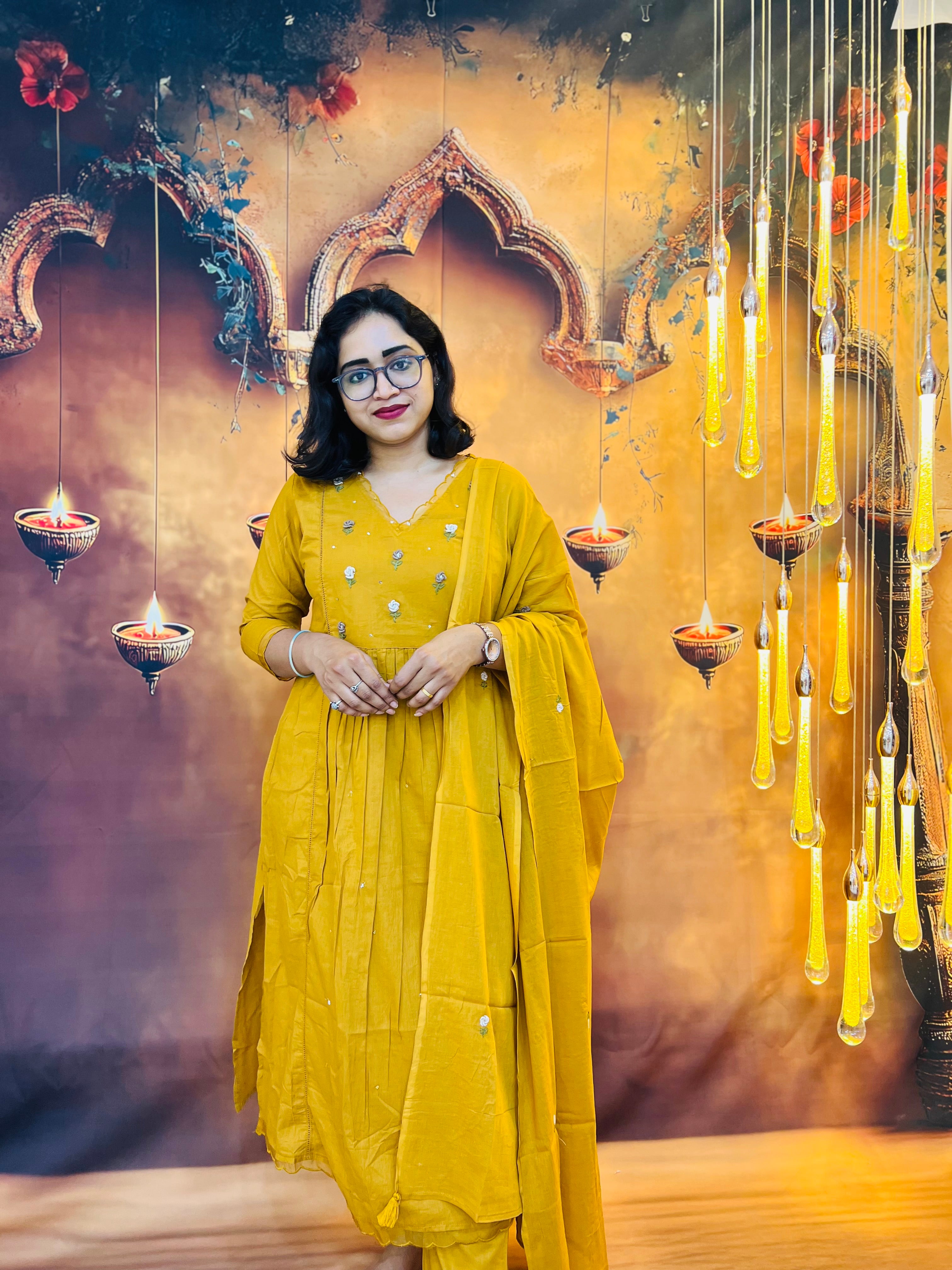 Golden Glow A-Line Set ✨